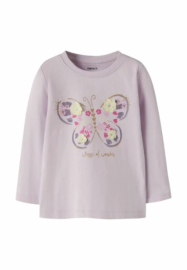 Топ oberteil стандартного кроя с длинными рукавами Name It, Lavender Fog