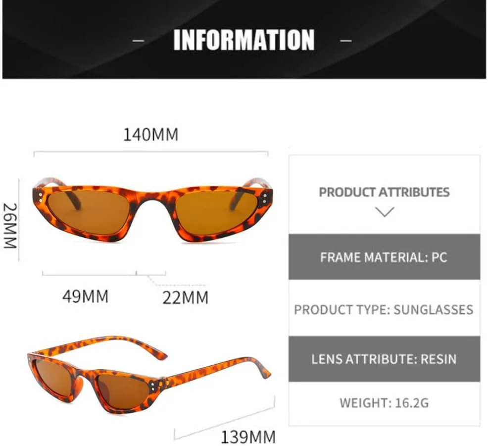 

Солнцезащитные очки в тонкой оправе с рисунком «рисовый ноготь», цветные, для мужчин и женщин, с защитой от УФ-излучения (цветок боба) Weloveushop, Bean Flower