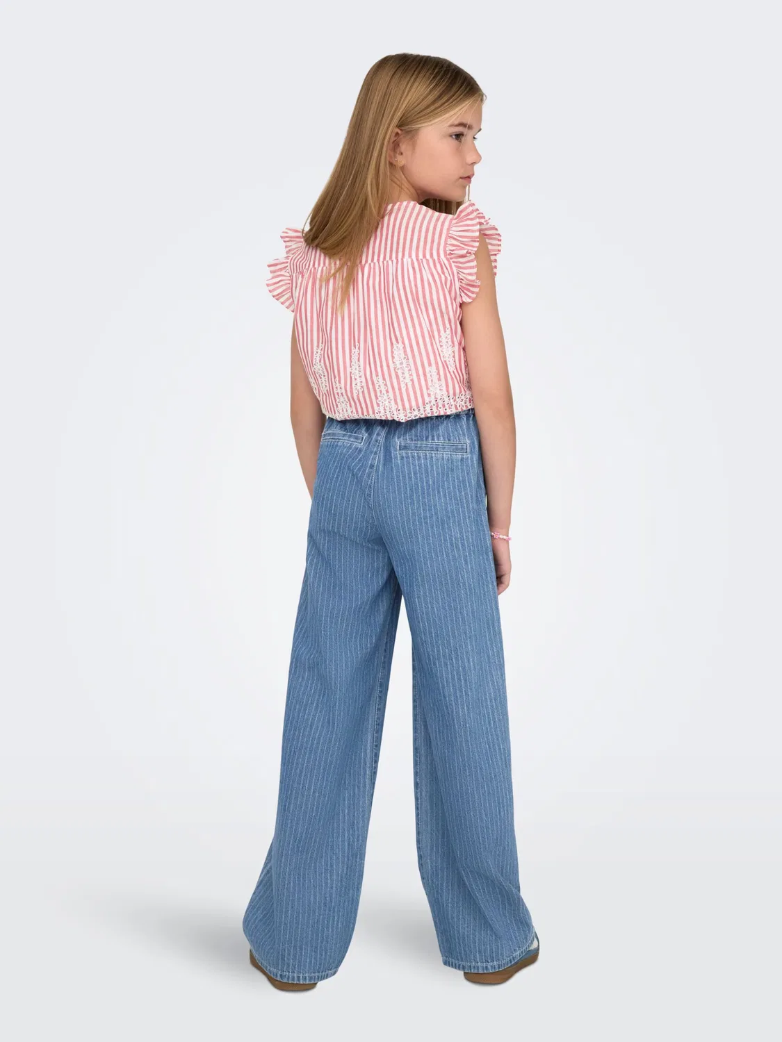 Широкие джинсы 'KOGYasmin' Only Girls, Blue Denim — фото 4