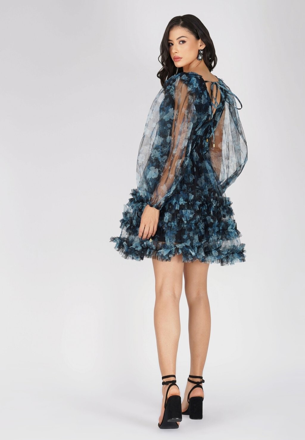 

Дневное платье Lace & Beads, синий