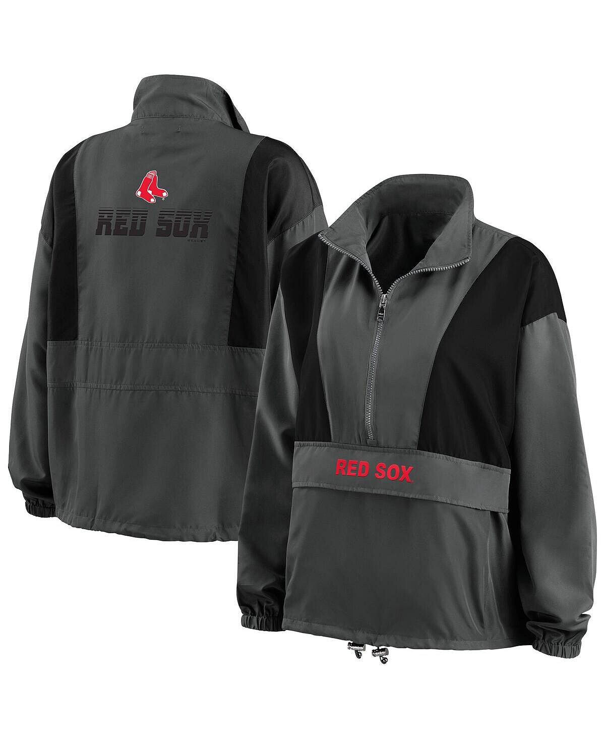 

Женская темно-серая компактная куртка Boston Red Sox с молнией до половины WEAR by Erin Andrews, Серый, Женская темно-серая компактная куртка Boston Red Sox с молнией до половины WEAR by Erin Andrews