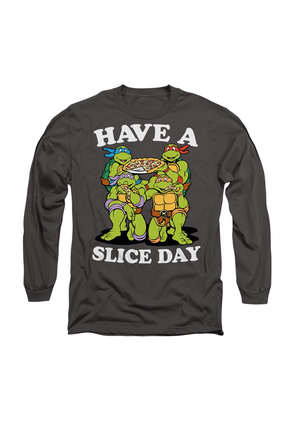 

Топ с длинными рукавами NINJA TURTLES HAVE A SLICE DAY Cotton Soul, антрацит
