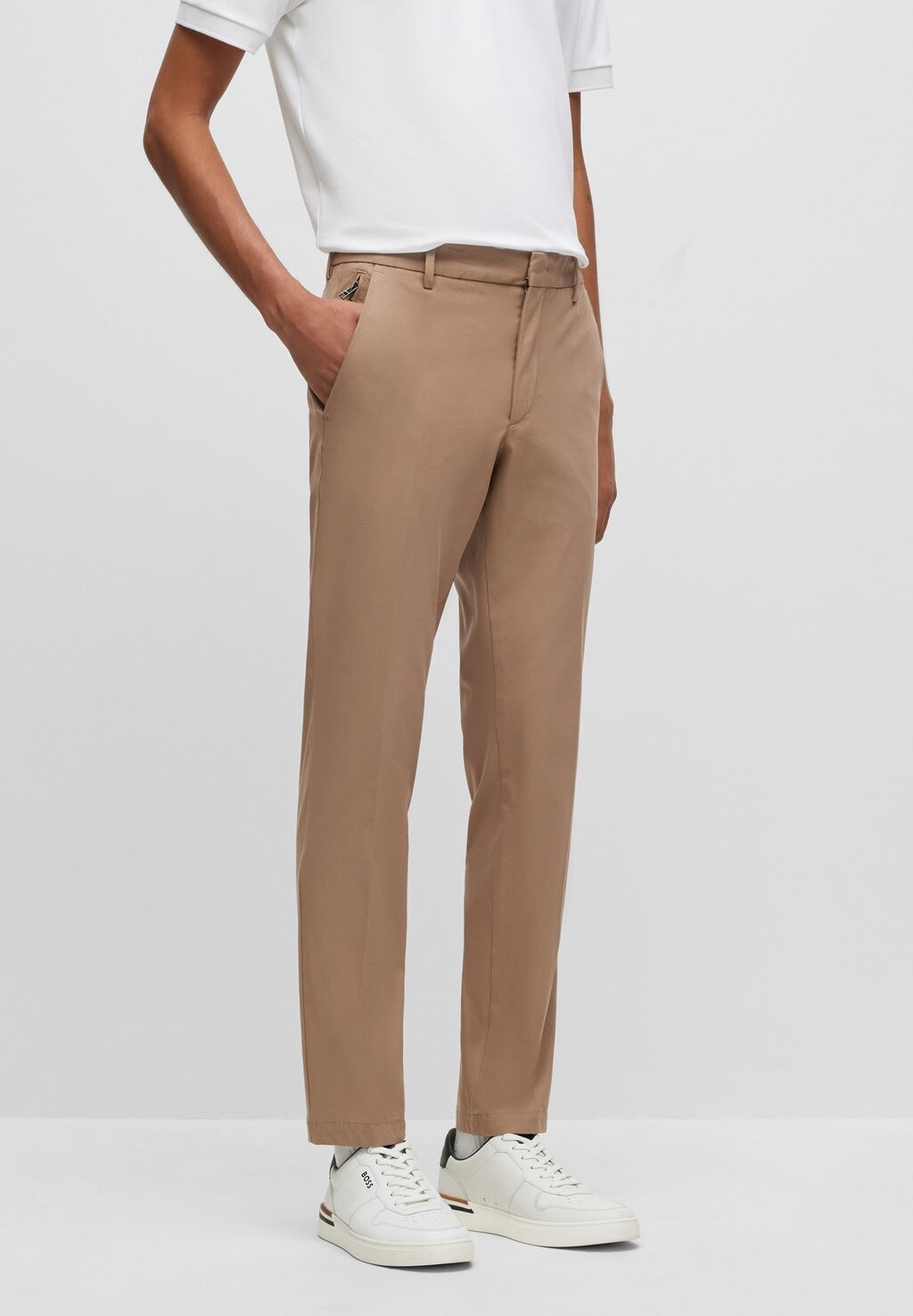 

Брюки KAITO BOSS, цвет open beige fourteen