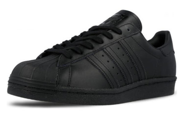 Кроссовки оригинал суперзвезда 80-х Adidas, черный — фото 3