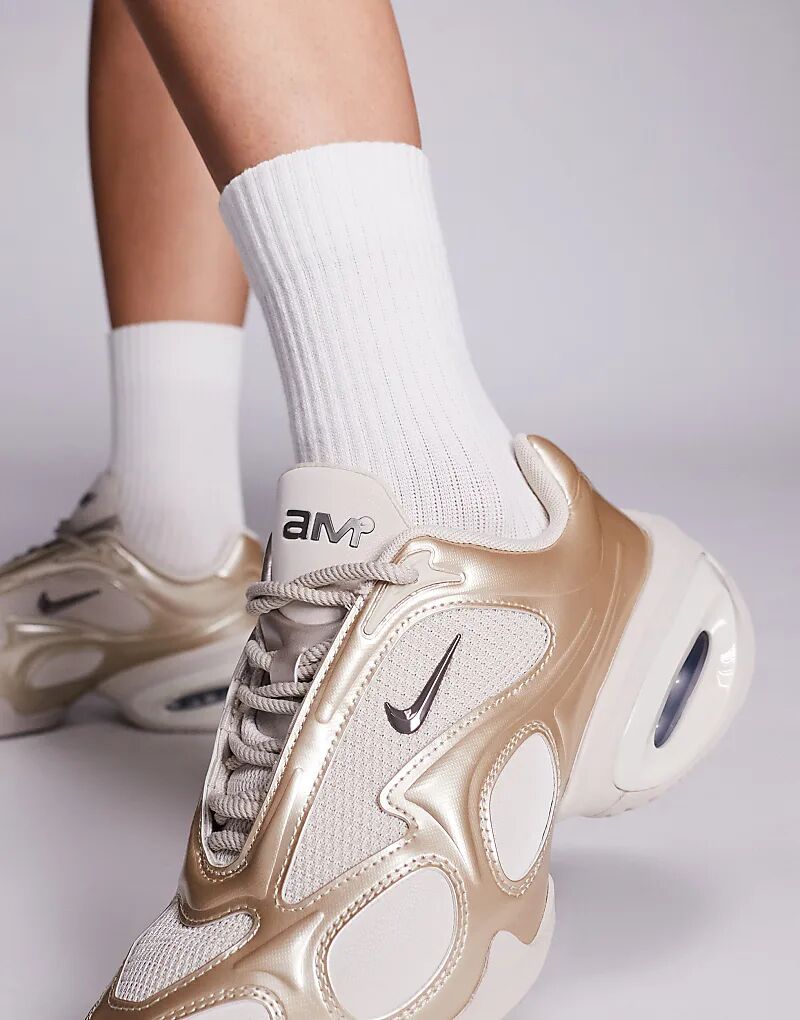 Кроссовки унисекс Nike Air Max Muse бежевого цвета — фото 3