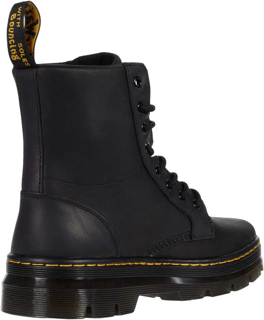 Dr. Martens unisex-adult кожаные ботинки Combs, Black Wyoming — фото 3