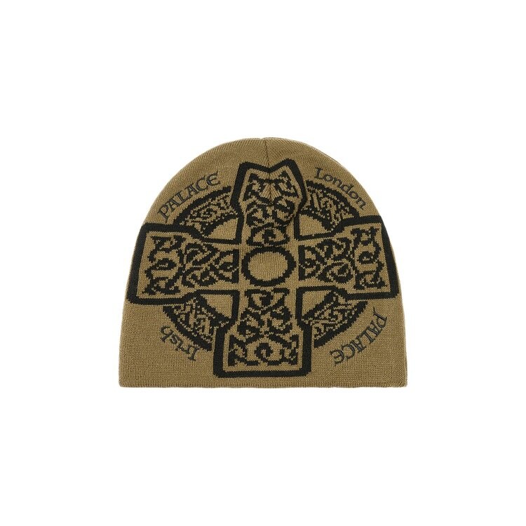 

Шапка Palace Celtic Nein Cuff Beanie, цвет The Deep Green