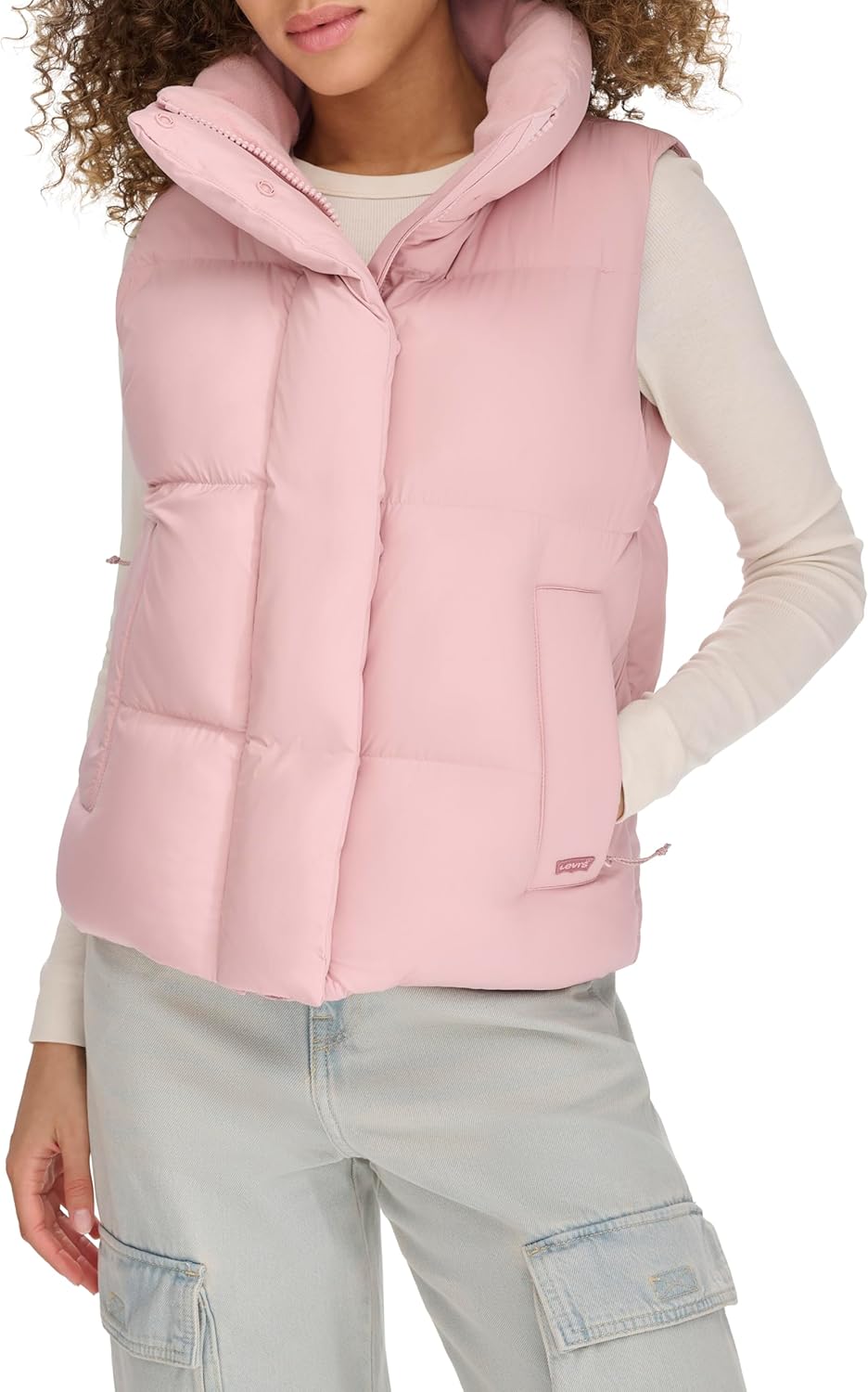 

Levi's Женская утепленная жилетка Cloud Puff, Pale Mauve