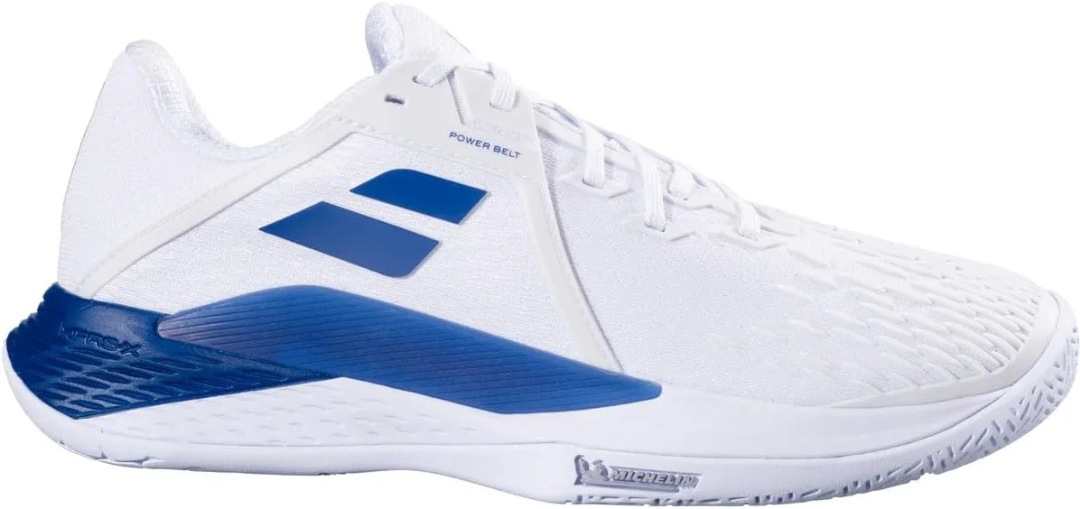 Мужские теннисные кроссовки Babolat Propulse Fury AC, белый/темно-синий