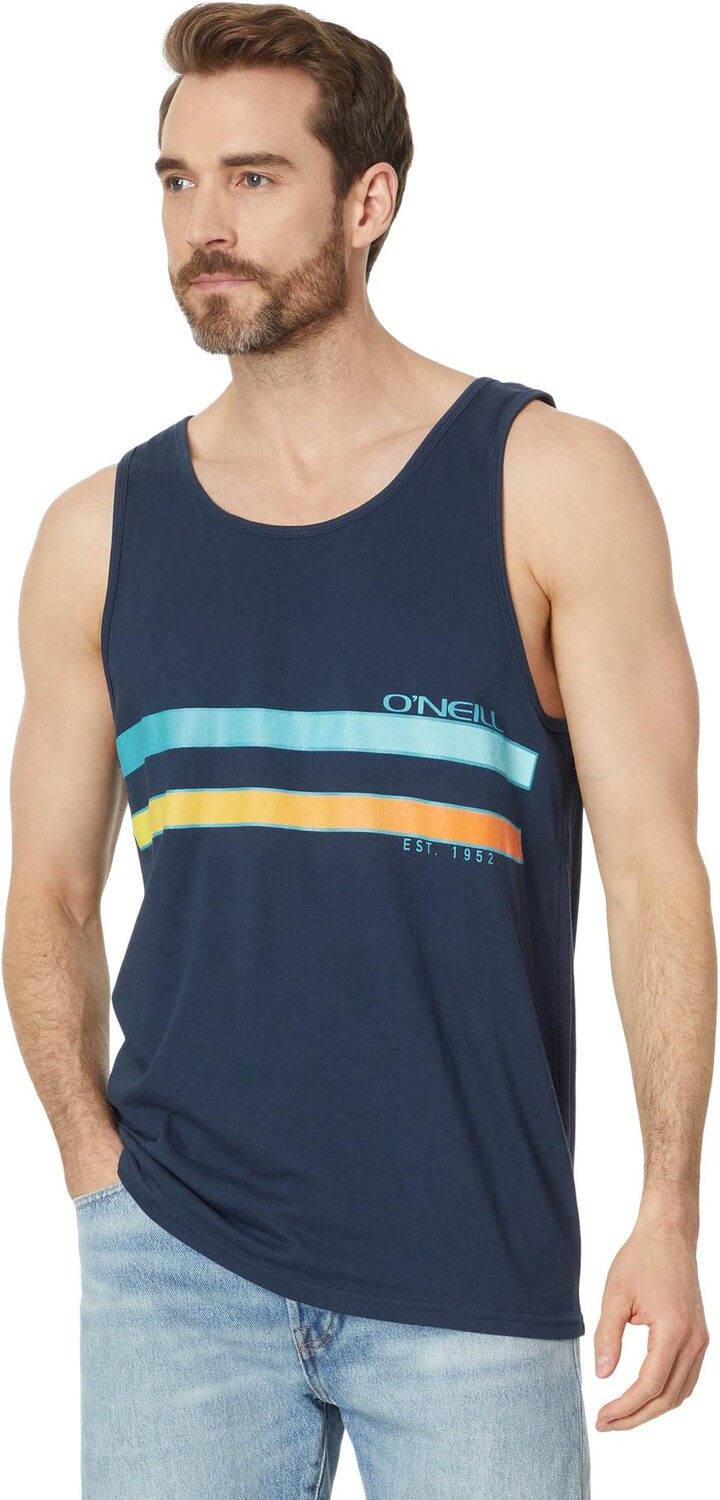 

Топ O'Neill Comp Stripe Tank, цвет Navy 2