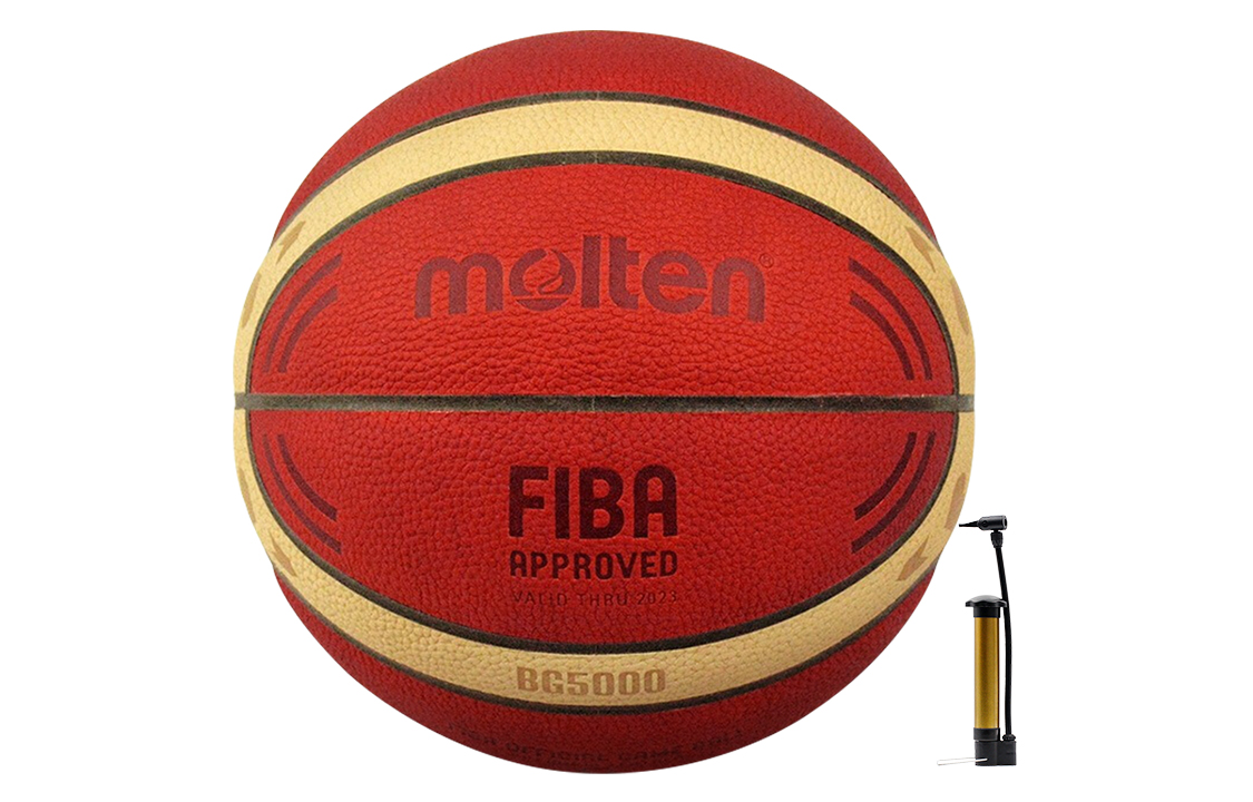 

Molten Кожаный баскетбольный мяч red yellow размер 7 тренировочный unisex