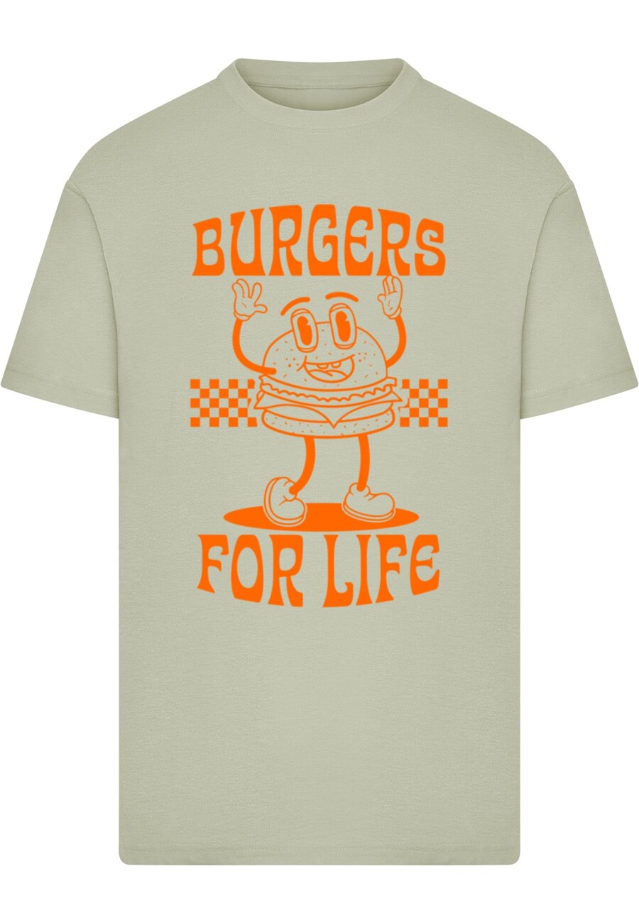 

Рубашка Merchcode Burgers For Life, светло-зеленый