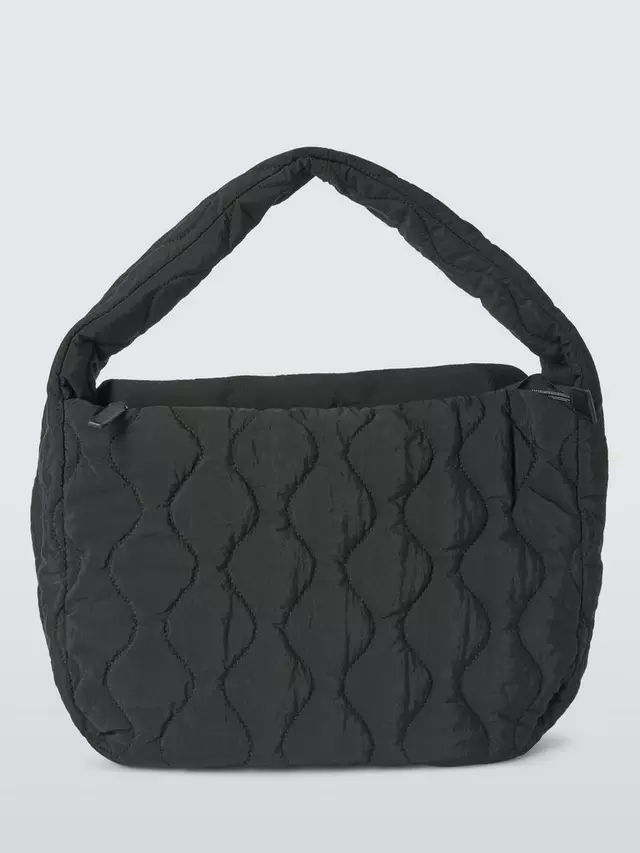 

Сумка John Lewis ANYDAY Large Quilted Hobo, черный