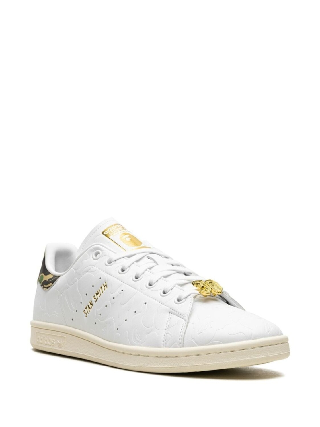 adidas кроссовки Stan Smith 30th Anniversary из коллаборации с BAPE, белый — фото 2