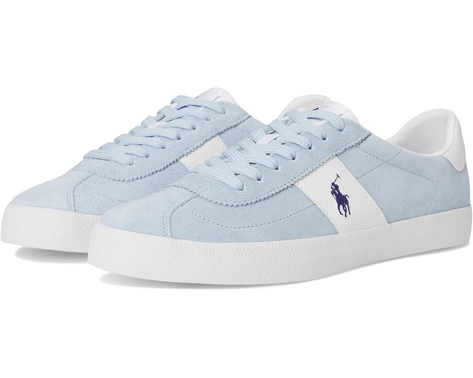 

Мужские кроссовки Polo Ralph Lauren Court Vulc Leather-Suede, Light Blue