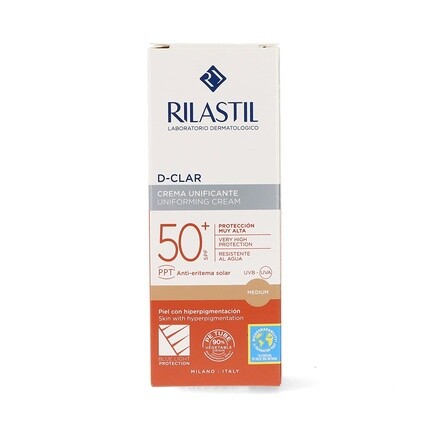 Rilastil Sun System D-Clar Униформирующий фотозащитный крем средний Spf50+ 40 мл, Rilastil Sole — фото 2