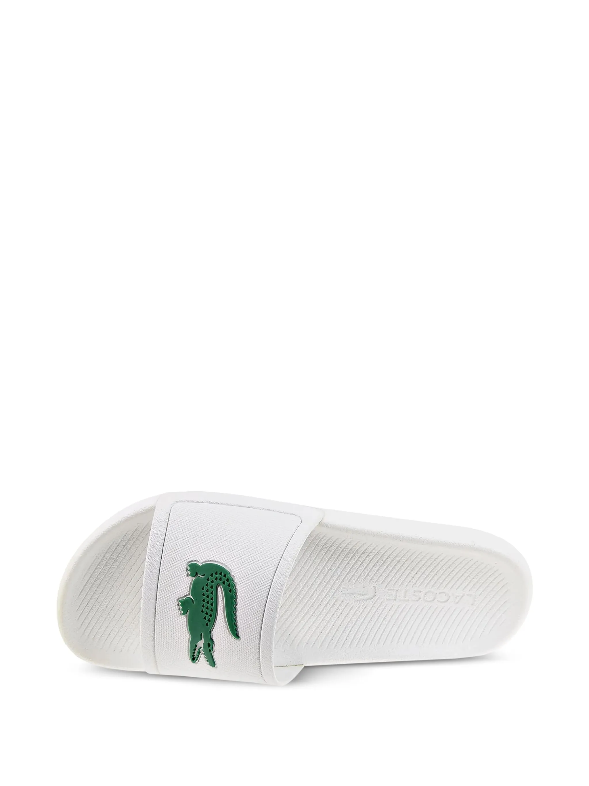Шлепанцы Croco Lacoste, белый — фото 2