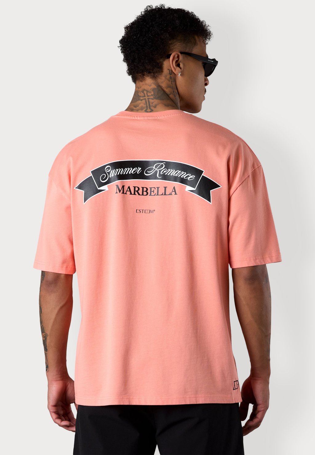 

Футболка с принтом ESTEEM, коралловый