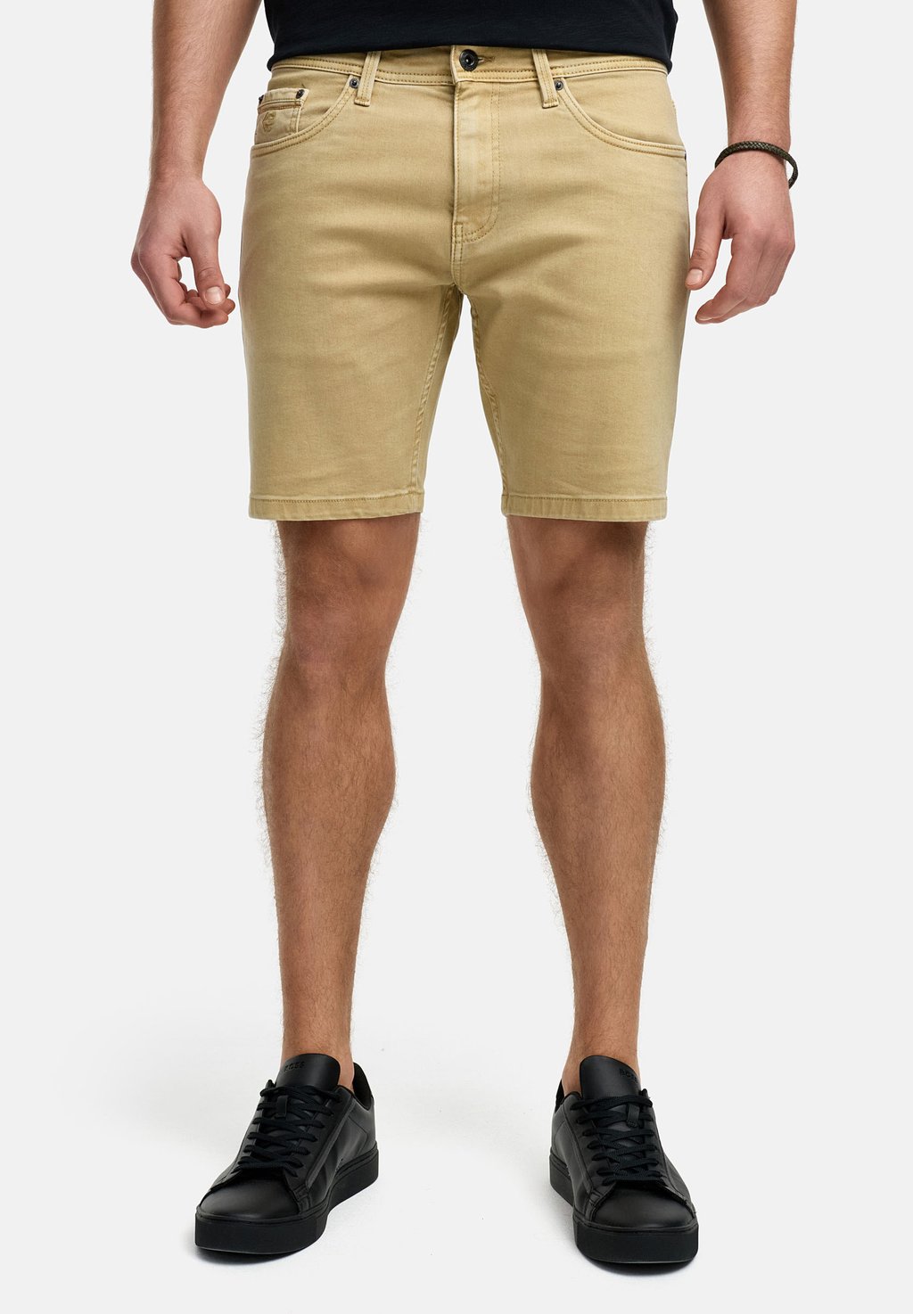 

Джинсовые шорты INSYMON INDICODE JEANS, бежевый