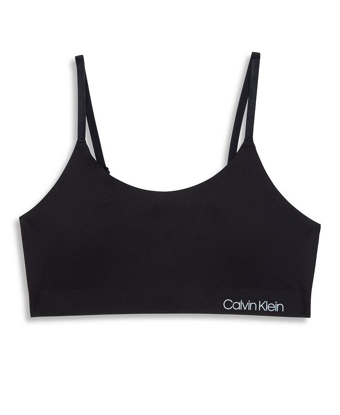 

Бюстгальтер с глубоким вырезом для больших девочек Calvin Klein, черный