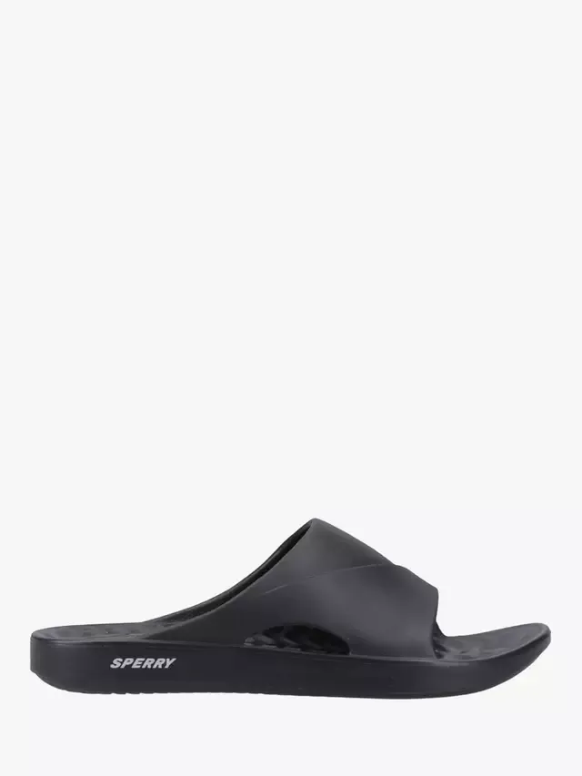 Сандалии-слайдеры Flow Moulded, черные Sperry