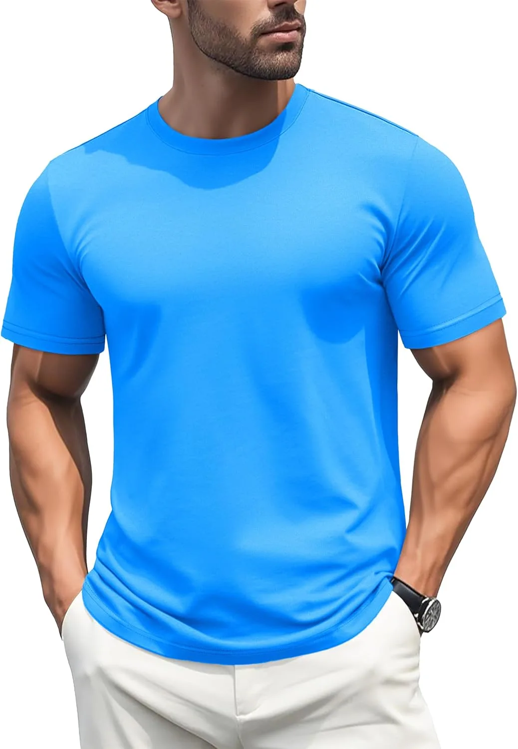 

Футболка мужская MAGCOMSEN короткий рукав хлопок