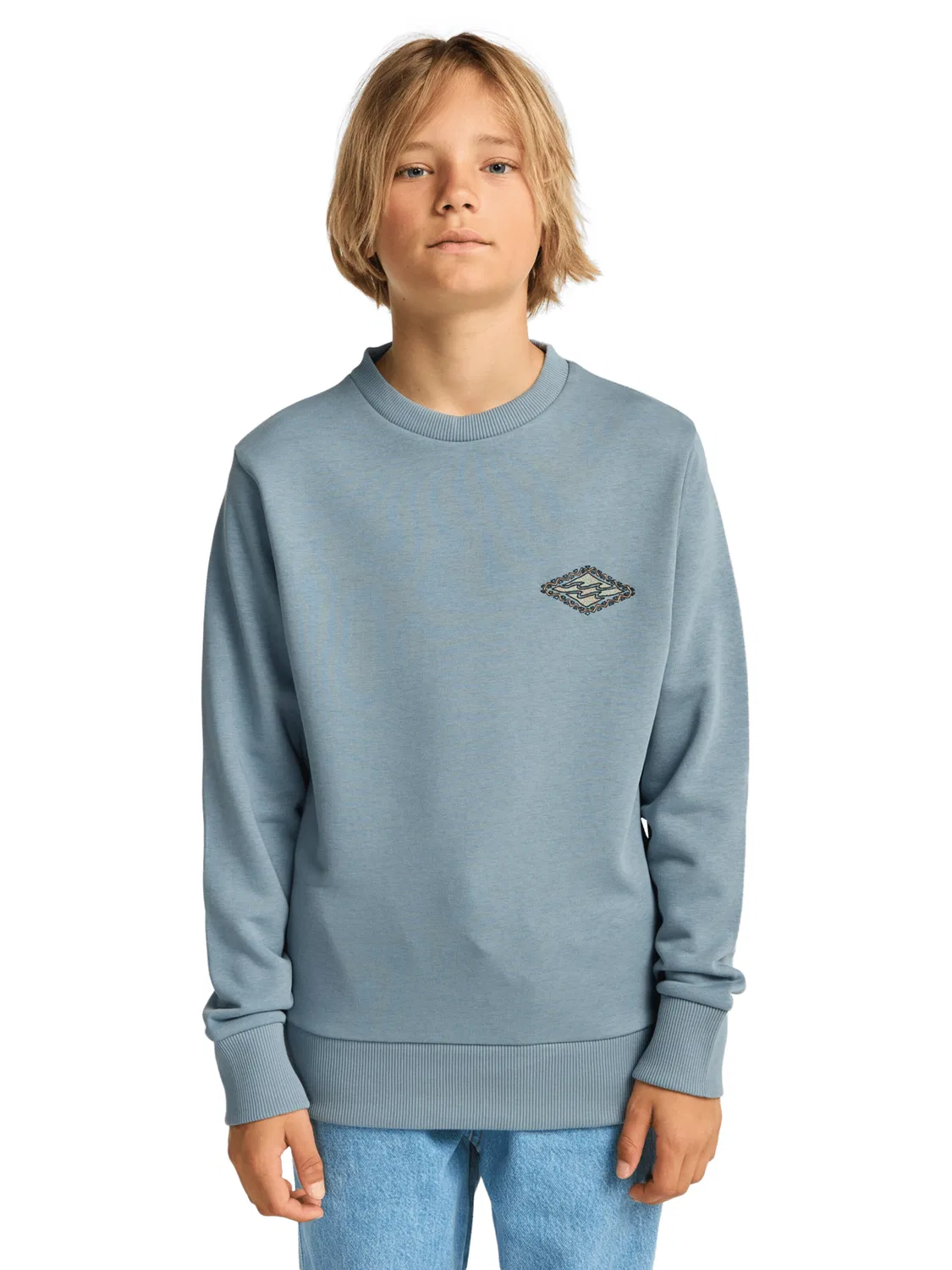 Толстовка Billabong Foundation светло-голубого цвета