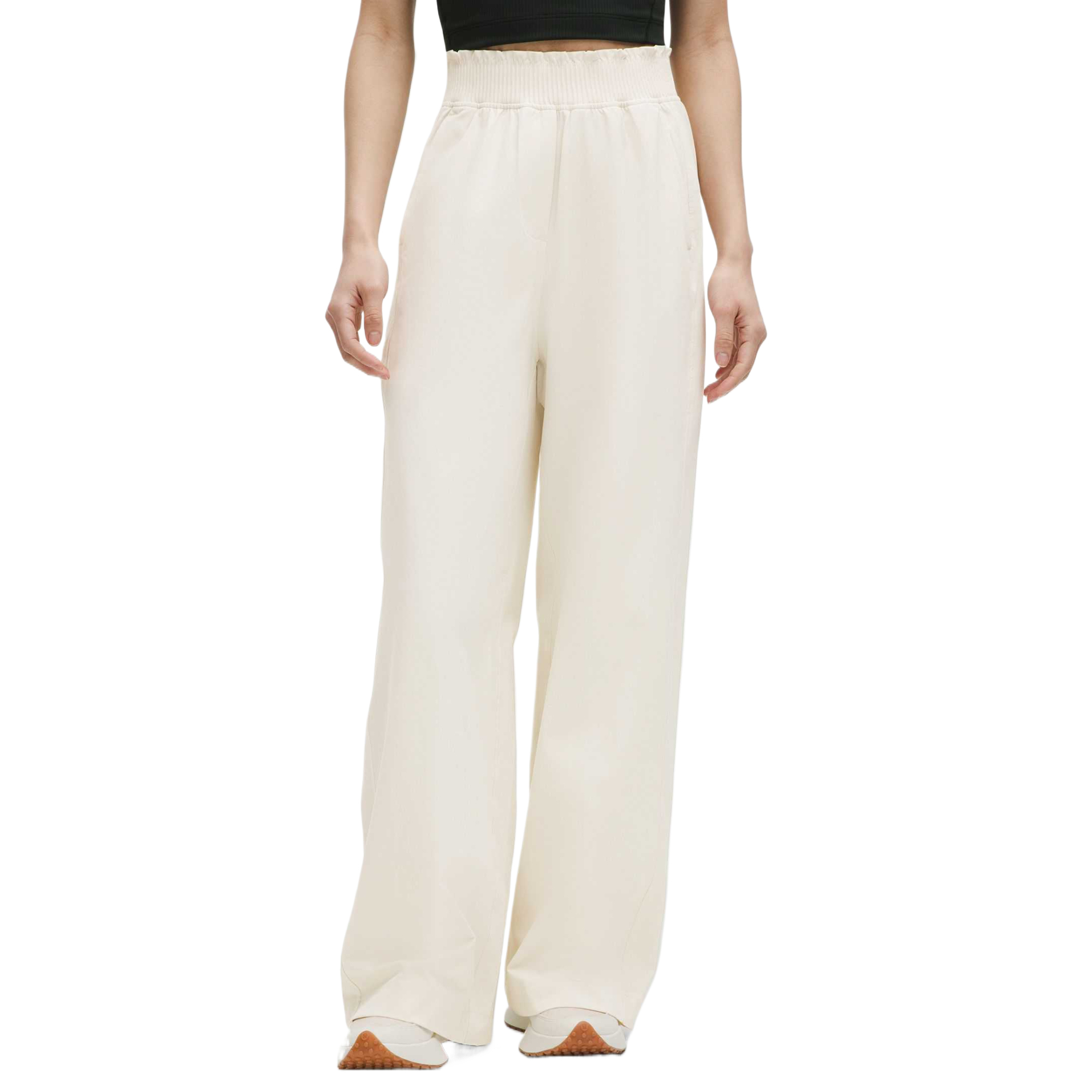 

Эластичные повседневные брюки Stretch Woven для женщин Lululemon, светлая слоновая кость