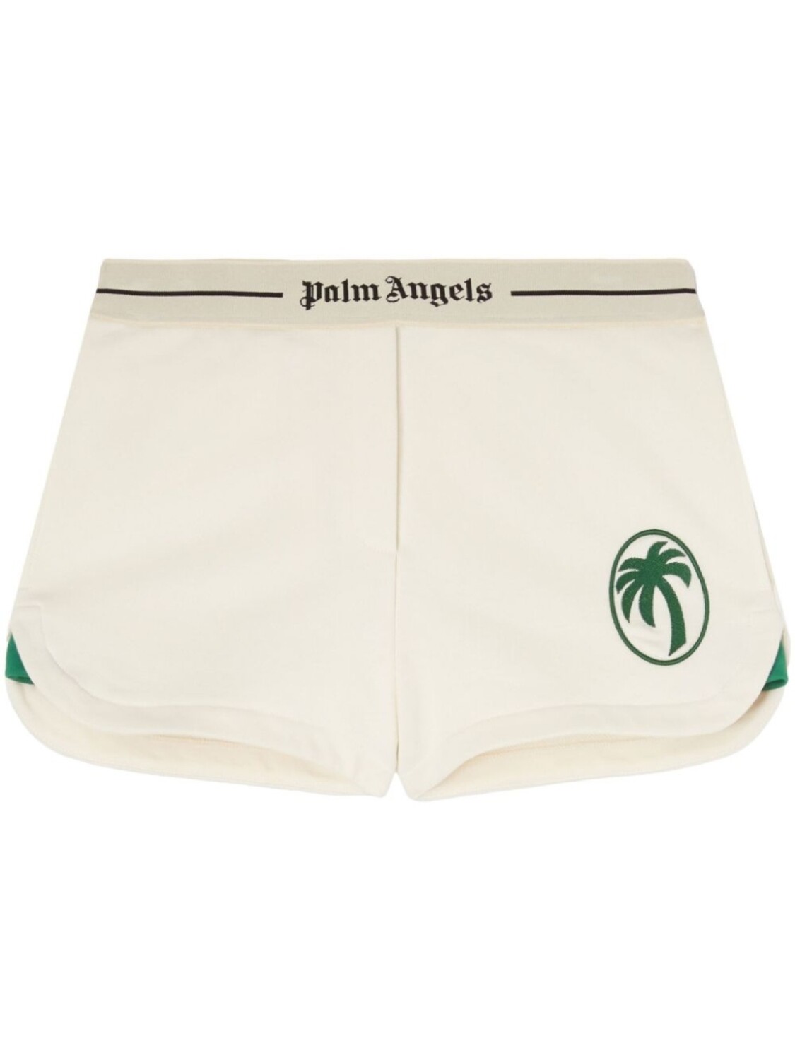 

Palm Angels шорты с принтом, белый