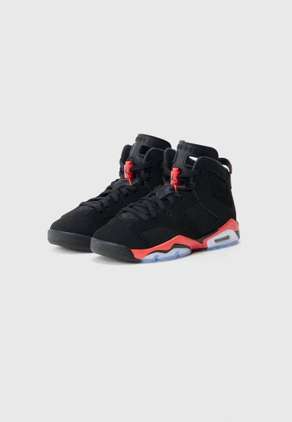 Кроссовки air jordan 6 retro унисекс Jordan, Black/Light Crimson — фото 2
