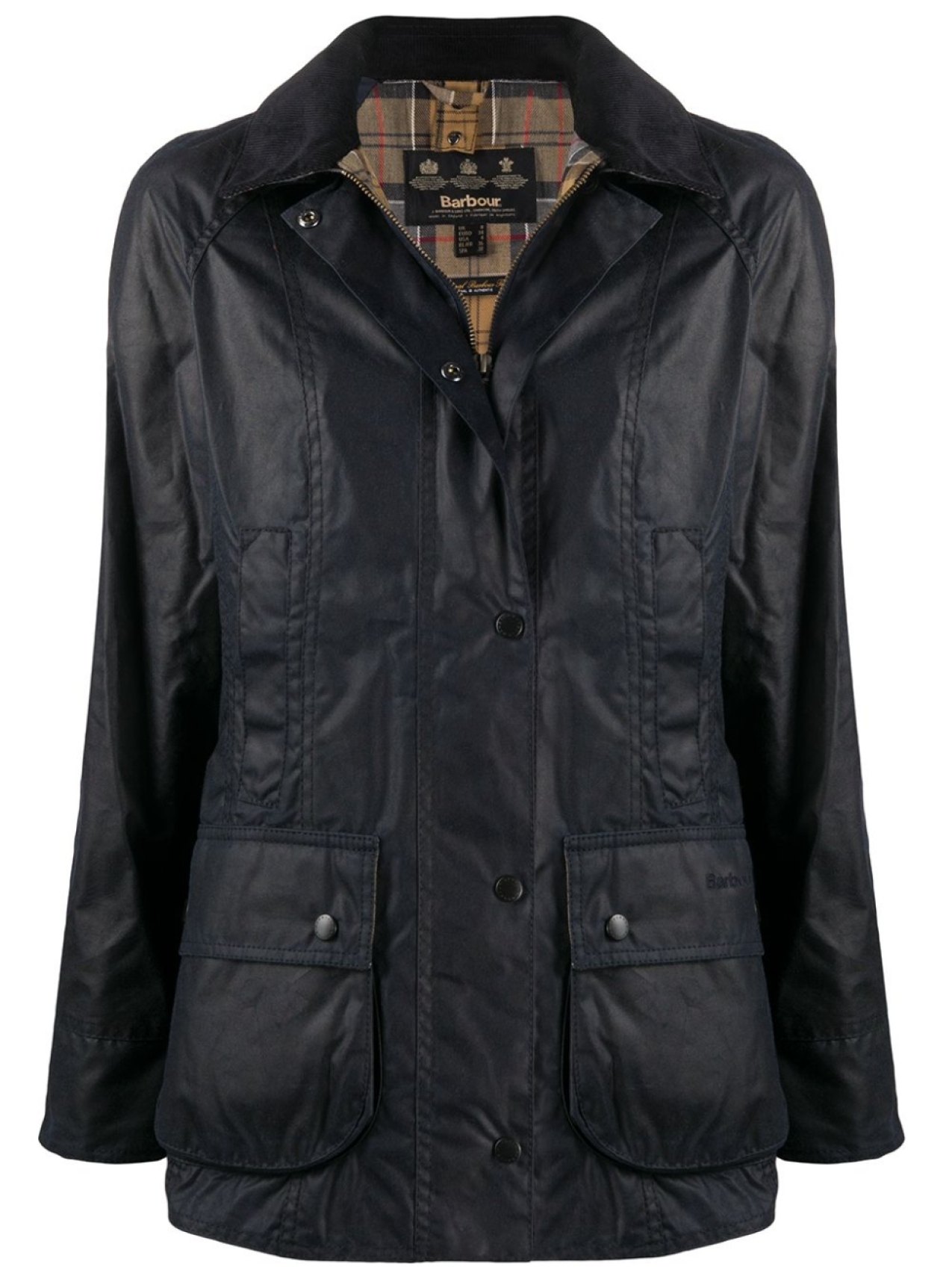 

Barbour вощеная куртка Beadnell, синий