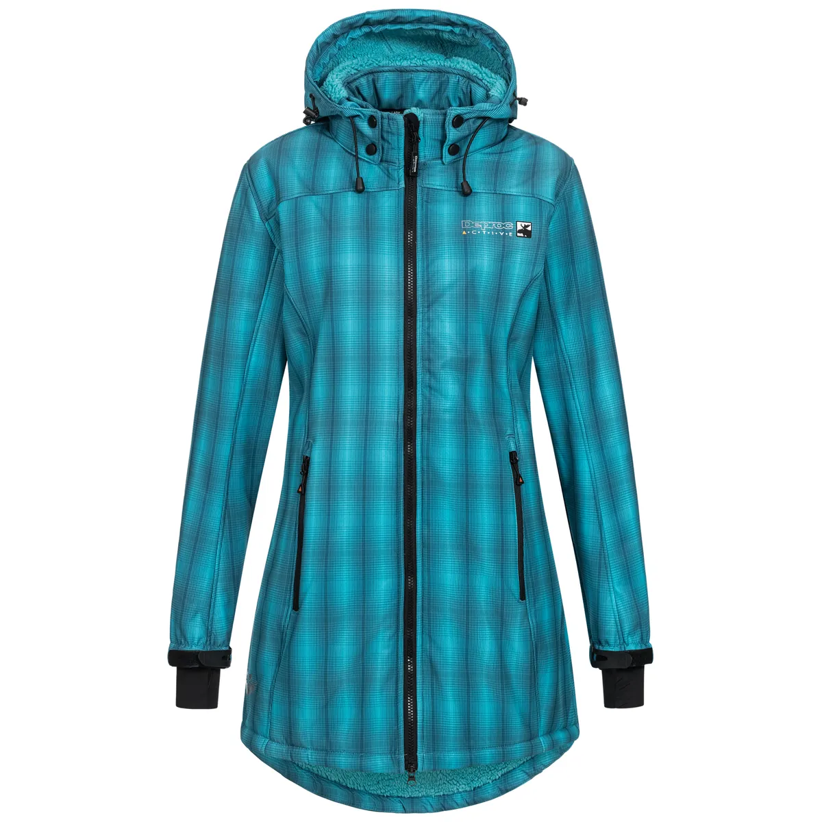 

DEPROC Active softshell пальто "KEELE PEAK II WOMEN", также доступно в больших размерах, бирюзовый