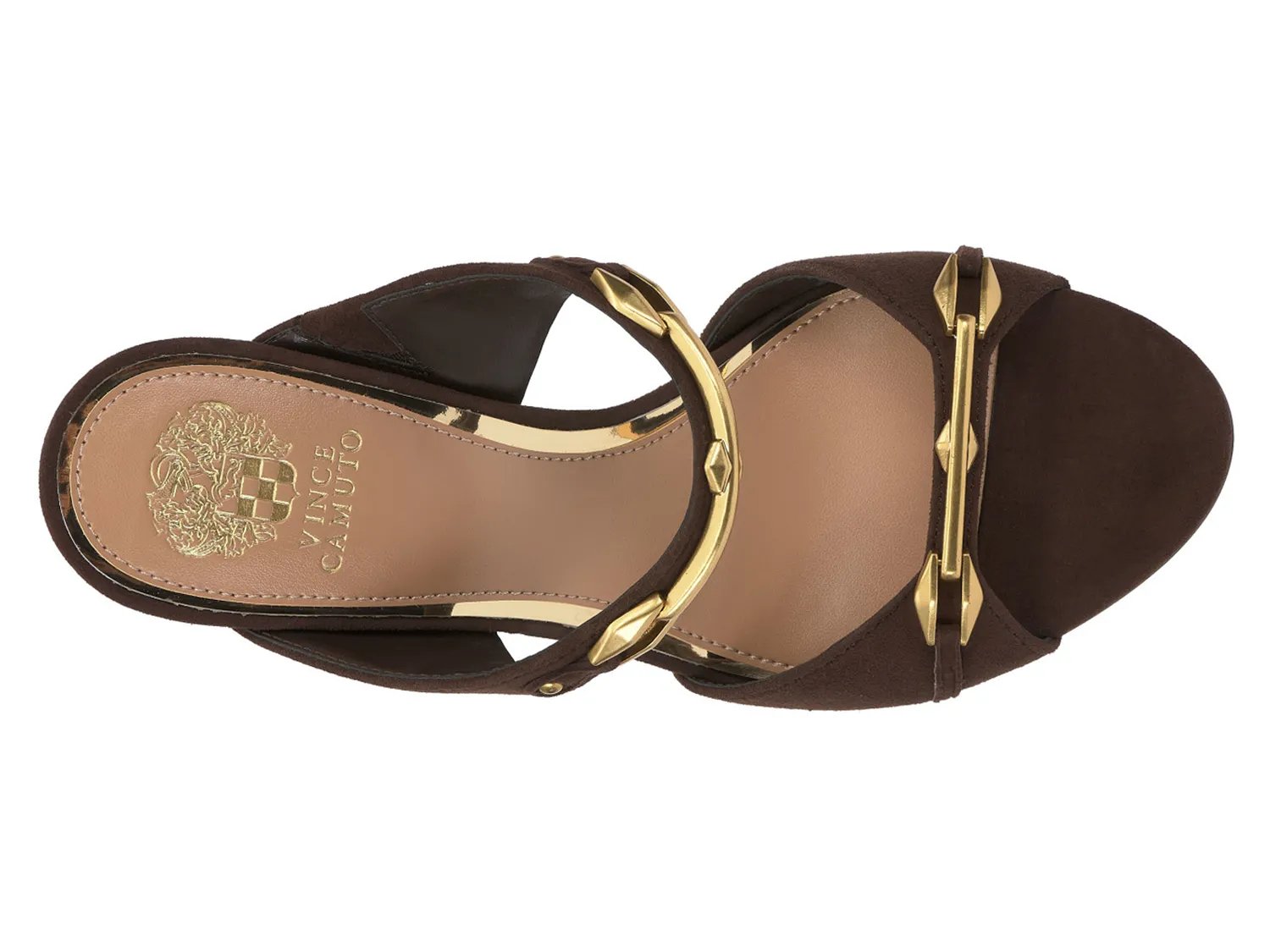 Сандалии Vince Camuto Ambra Sandal, Brown Suede — фото 4