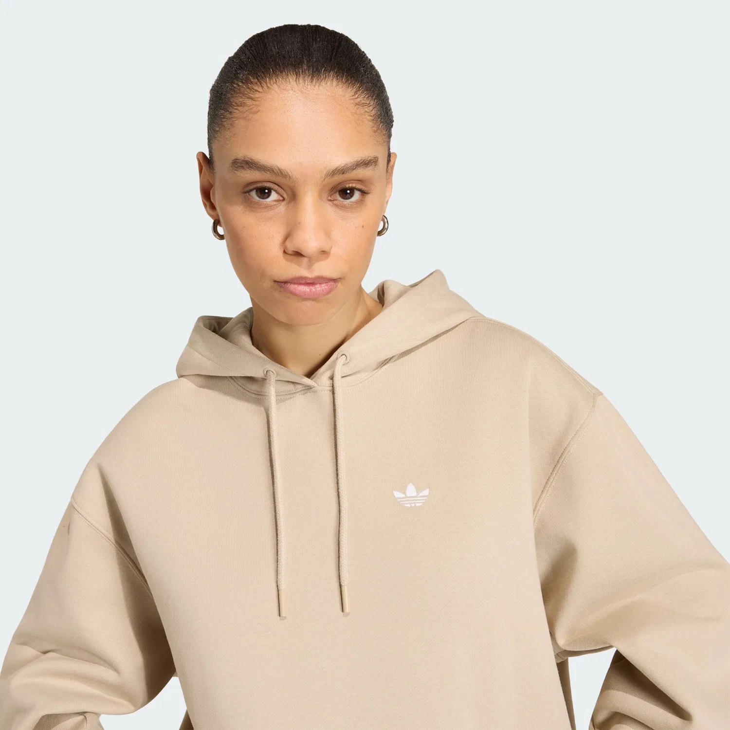 Толстовка Adidas Originals Essentials бежевого цвета — фото 4