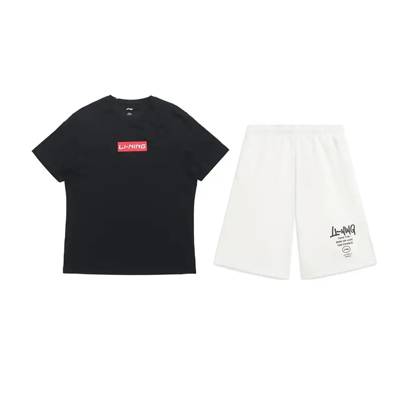 

LINING Повседневная спортивная одежда унисекс black+white