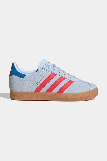 Кроссовки замшевые Gazelle Adidas Originals, синий