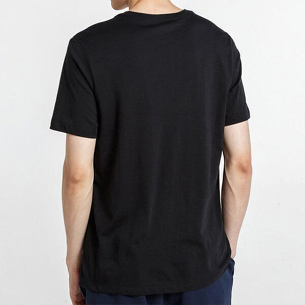 Футболка sportswear big swoosh tee large casual sports short sleeve black Nike, черный — фото 3