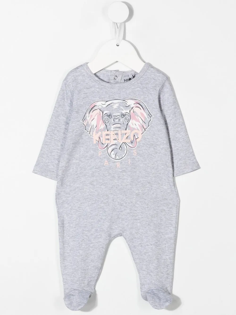 Комплект из двух пижам с логотипом Kenzo Kids, серый — фото 2