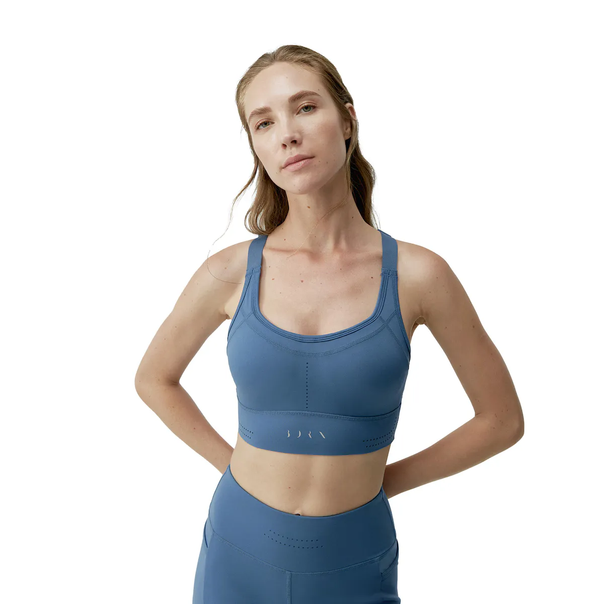 

Unai Born Living Yoga Женский топ для йоги, цвет Azul denim