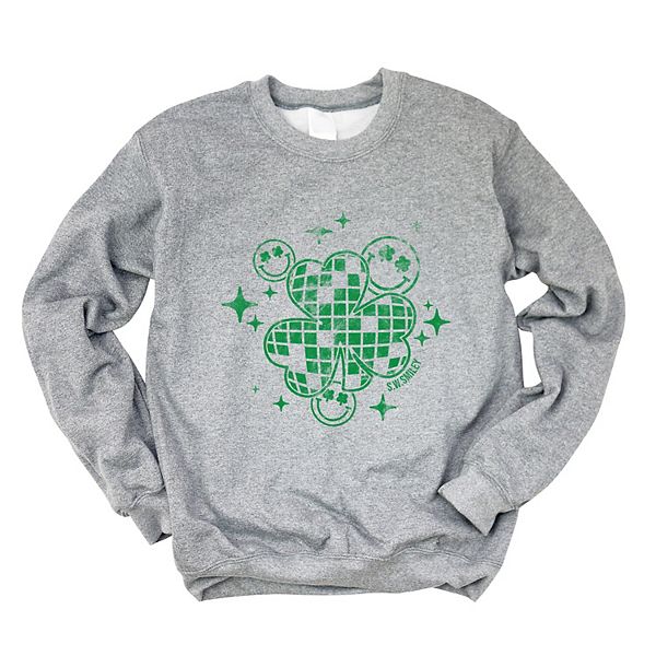 

SWSmiley disco clover - женский свитшот с принтом Simply Sage Market, Graphite, Зеленый, SWSmiley disco clover - женский свитшот с принтом Simply Sage Market, Graphite