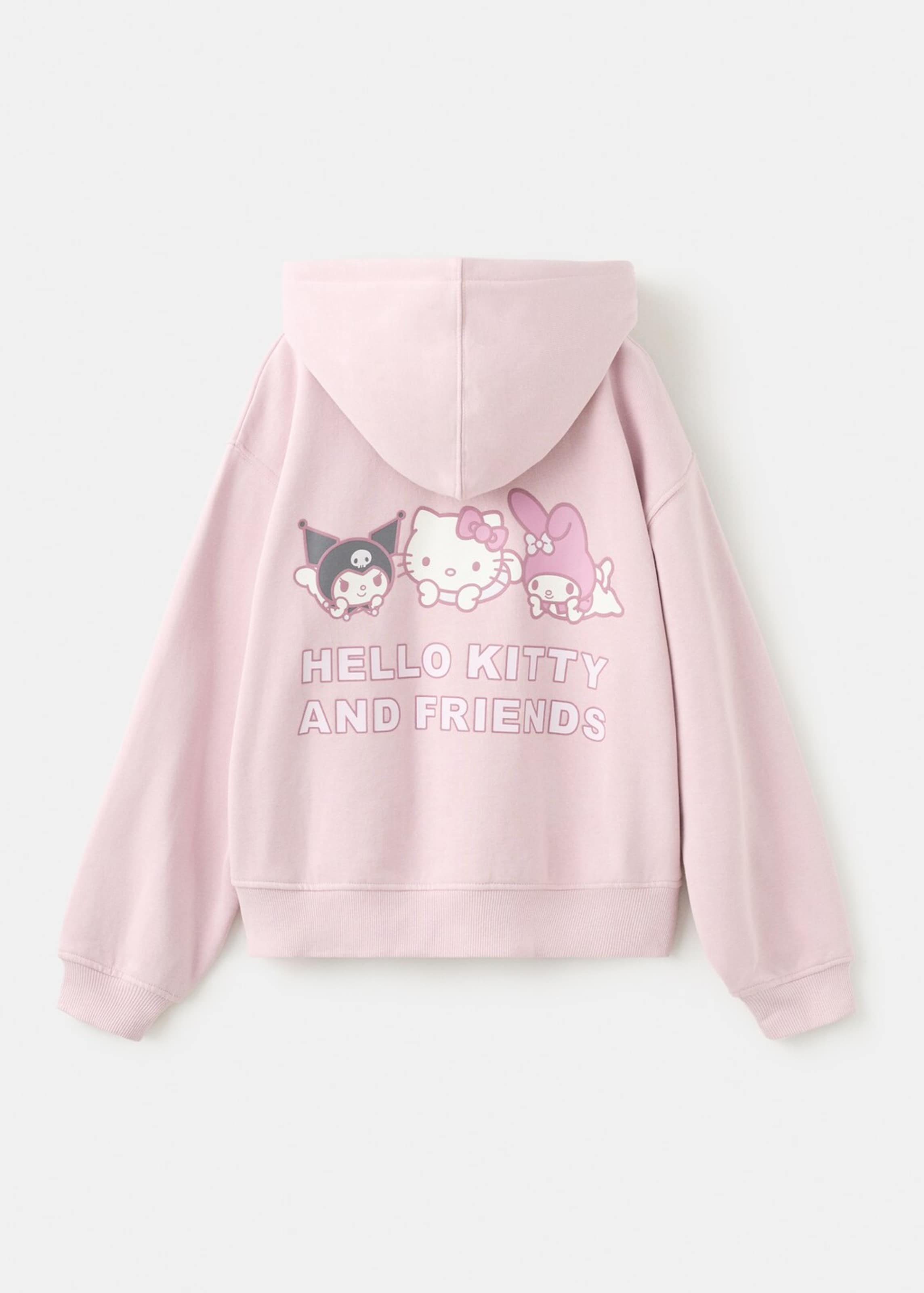 MANGO KIDS Толстовка 'Hkpeace' в цвете розовый, светло-розовый — фото 2