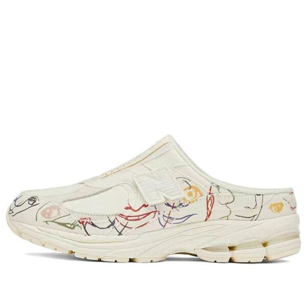 

Кроссовки bryant giles x 2002r mule New Balance, бежевый