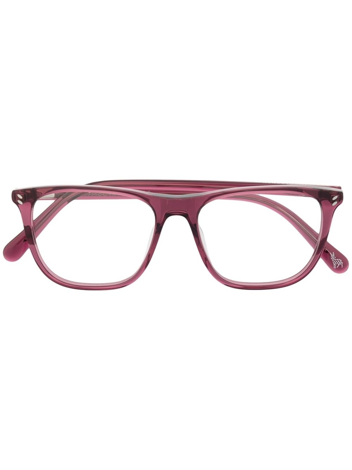 

Stella McCartney Eyewear очки в геометричной оправе, розовый