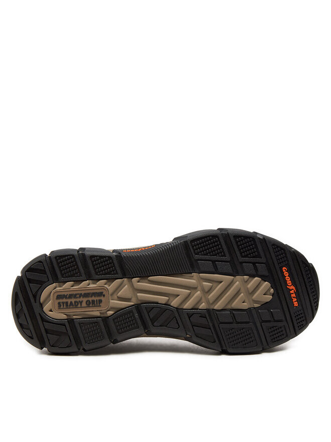Туфли на плоской подошве Skechers 204810 CDB, коричневый — фото 4
