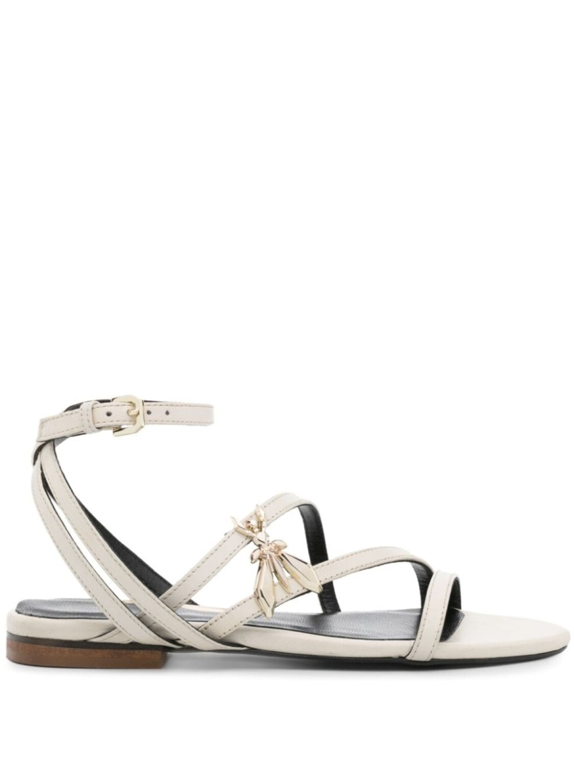 

Patrizia Pepe сандалии с декором Fly, белый