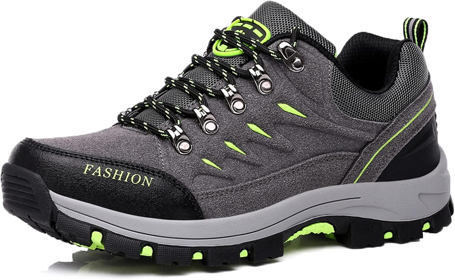 

Мужские походные ботинки, противоскользящие, для кемпинга, мужские туристические кроссовки, дышащие, легкие для треккинга Hongrenamz, серый