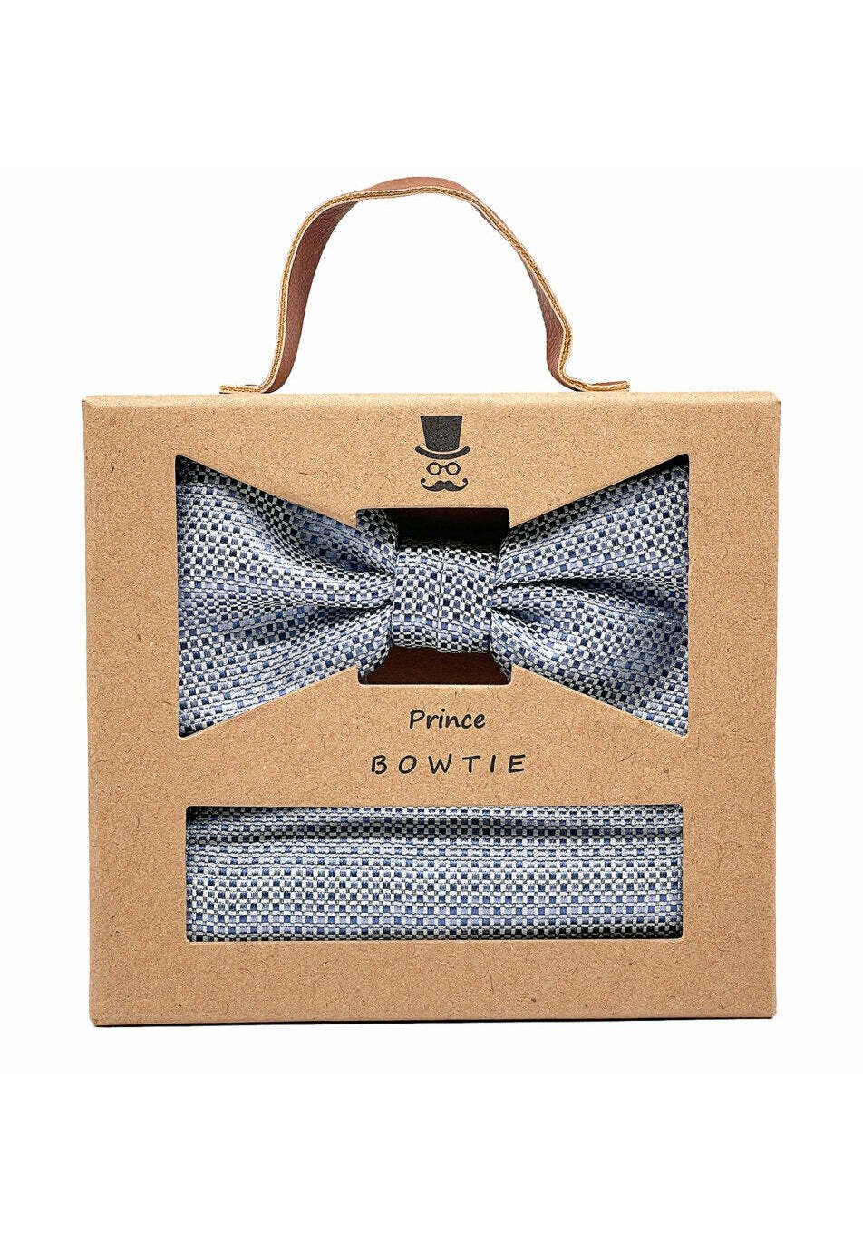 

Карманный платок PRINCE BOW TIE SET, FLIEGE + TUCH Prince Bow Tie, темно-синий