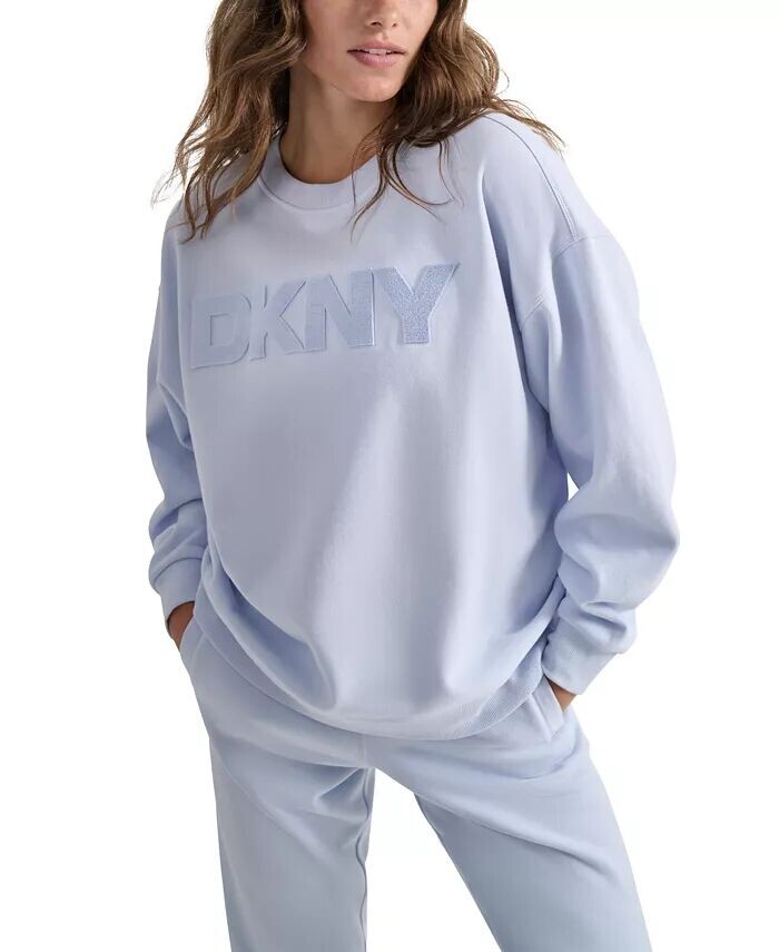 

Женская толстовка Velvet-Logo DKNY, синий