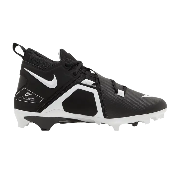 

Бутсы Nike Alpha Menace Pro 3 Wide 'Black White', черный