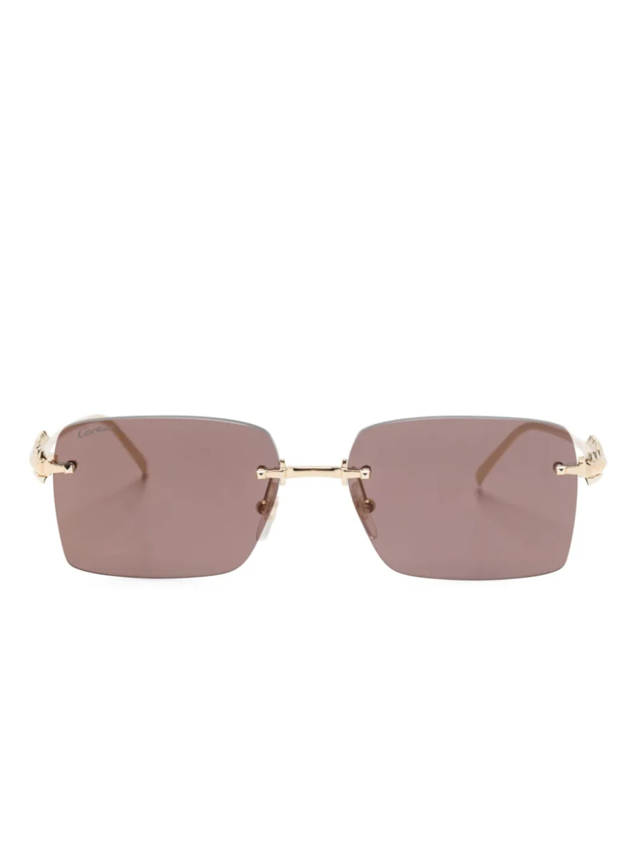 

Солнцезащитные очки Clash de Cartier Cartier Eyewear, золотой